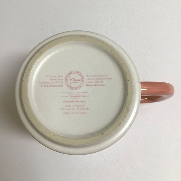 Disney Pixar Ratatouille Remy Coffee Mug 3 3/4” Tea Cup Pink Vintage Retired - Picture 9 of 13